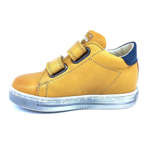 Falcotto sneakers ocra sinistra