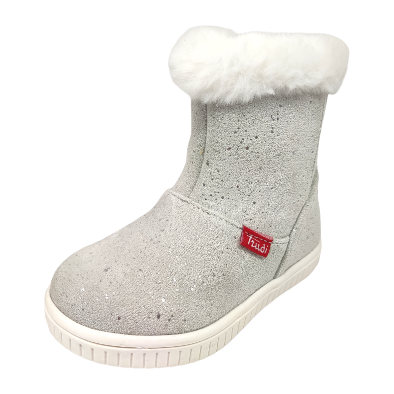 Stivaletto preppy white-silver per bambina - Trudi