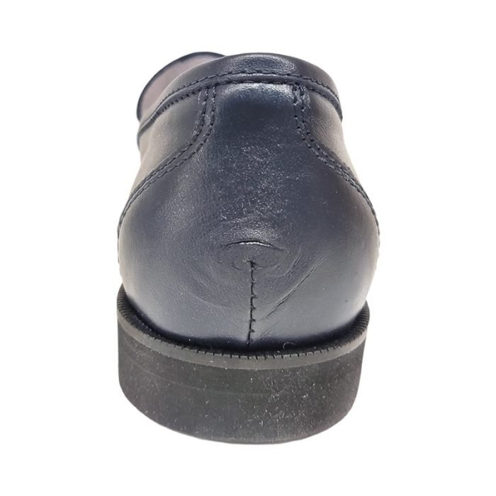 Mocassino blu Chiara Luciani tallone