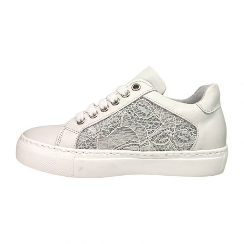 Chiara Luciani sneakers bianco argento sinistra