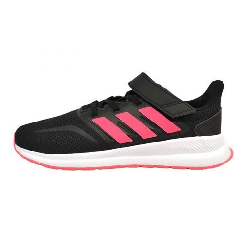 Adidas run falcon nera sinistra