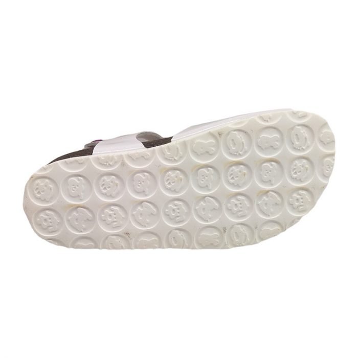 BioNatura sandalo verniciato bianco suola