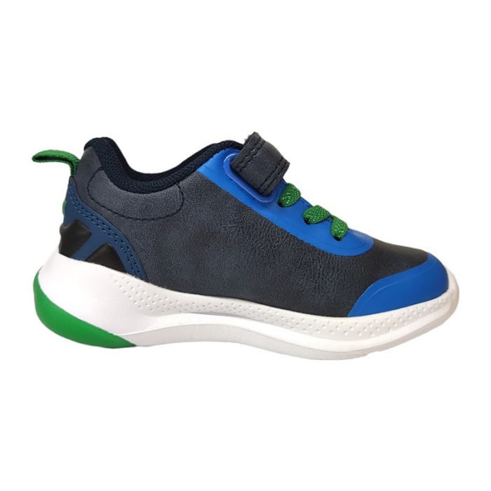 Sneakers Boy Hero con luci blu verde Primigi destra