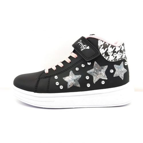 Primigi sneakers alta nere sinistra