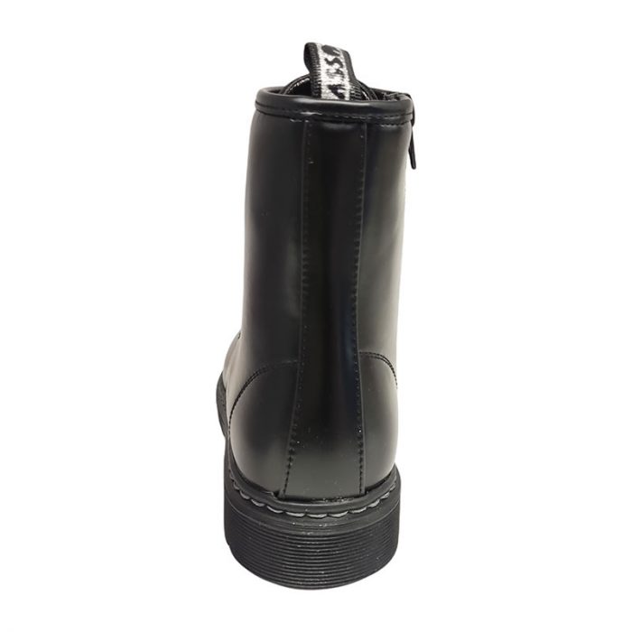Asso stivaletto nero tallone