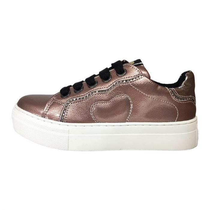 Sneakers rosa antico Asso sinistra