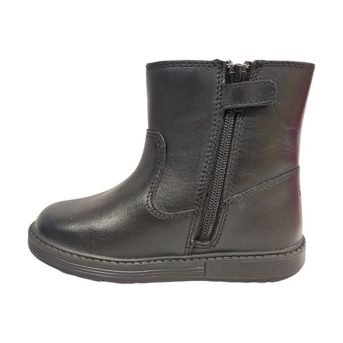 Geox stivaletto baby nappa nero sinistra