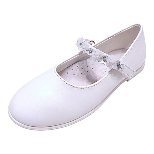 Ballerina bianca per bambina con strappo ricoperto di fiori, strass e tulle – Giardino d'Oro 10 Ballerina per bambina bianca con strappo ricoperto fiori, strass e tulle – Giardino d'Oro