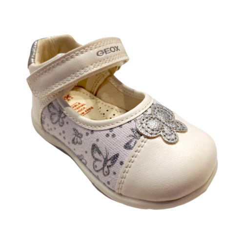 Ballerine elthan per bambina white-silver - Geox