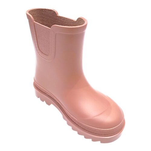 Calosce da pioggia per bambina in gomma rosa cipria - Igor