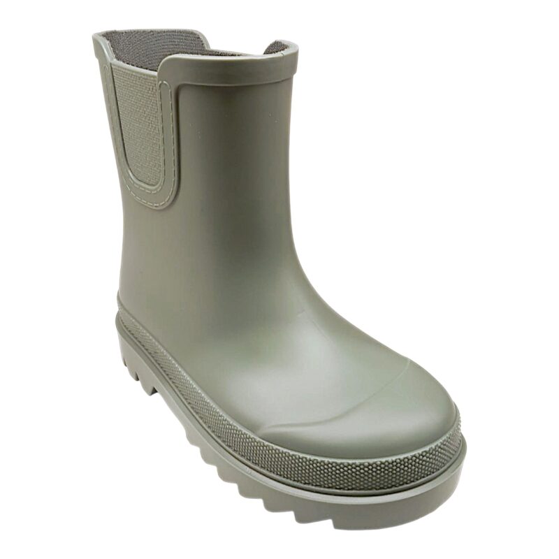 Calosce da pioggia unisex in gomma verde senza chiusura - Igor 1 Calosce da pioggia unisex in gomma verde senza chiusura - Igor