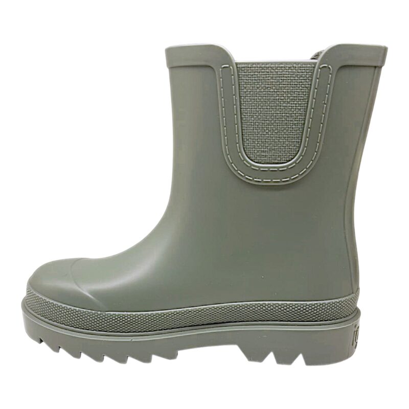 Calosce da pioggia unisex in gomma verde senza chiusura - Igor 3 Calosce da pioggia unisex in gomma verde senza chiusura - Igor