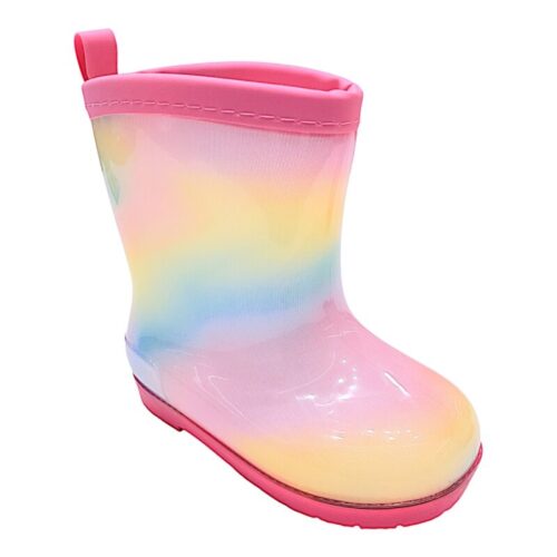 Calosce per bambina rosa multicolor in gomma – Duemele