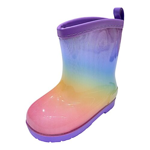 Calosce per bambina viola multicolor in gomma – DueMele