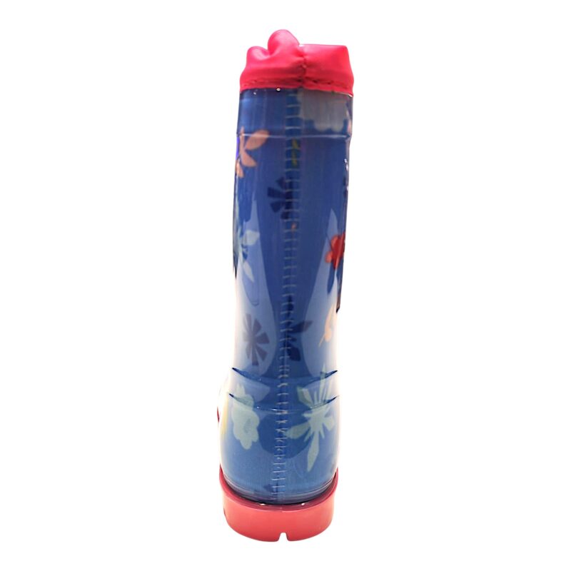 Calosce, stivali da pioggia blu Frozen per bambina con ritratto di Elsa e decorazioni multicolor - Perletti 4 Calosce, stivali da pioggia blu Frozen per bambina con ritratto di Elsa e decorazioni multicolor - Perletti