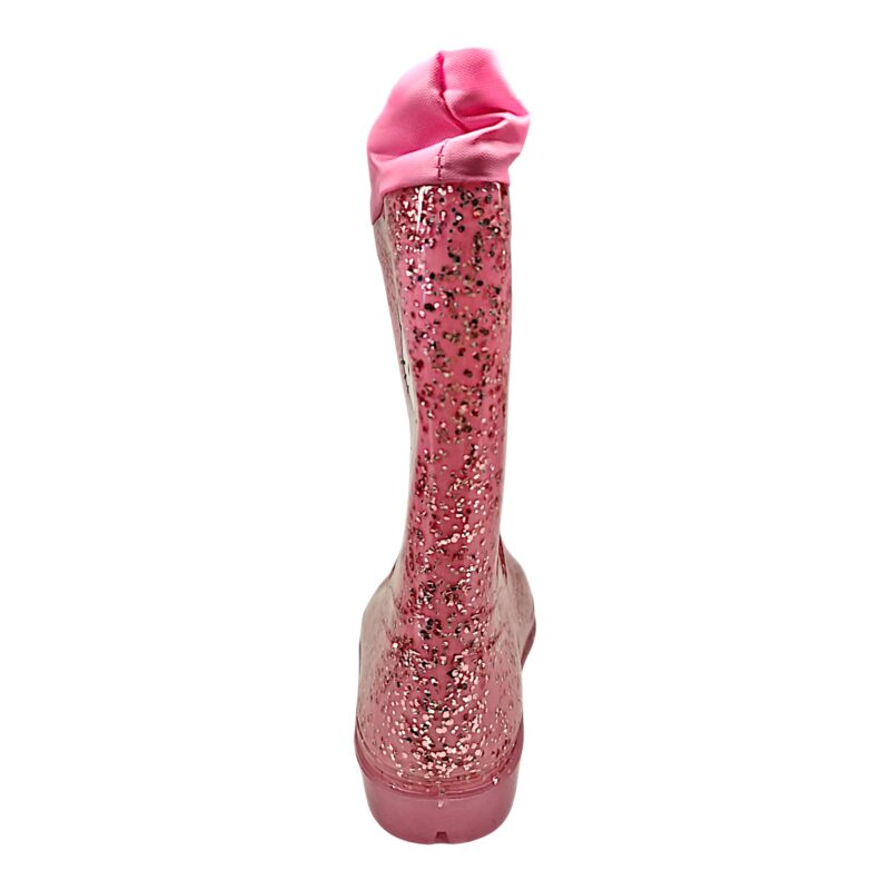 Calosce, stivali da pioggia rosa glitter per bambina con Hello Kitty e chiusura con cordoncino regolabile - Cerdà 4 Calosce, stivali da pioggia rosa a pois per bambina con Minnie e chiusura con laccio regolabile - Cerdà