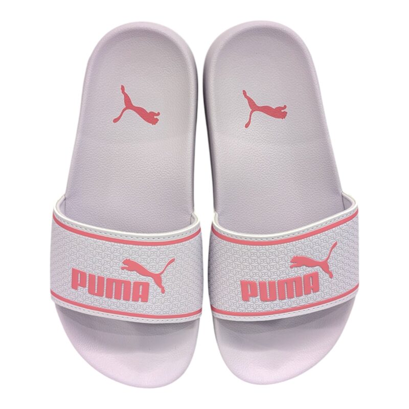 Ciabatta in gomma a fascia rosa-lilla per bambina da mare e piscina - Puma 4 Ciabatta a fascia in gomma rosa-lilla per bambina da mare e piscina - Puma