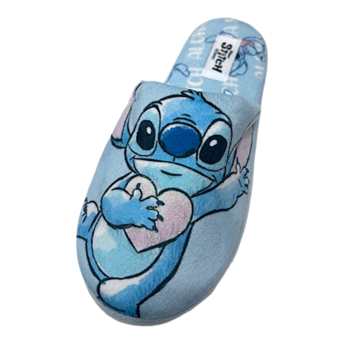 Ciabatta azzurra in tessuto per bambina con Stitch – Alek Moda Silver 12 Ciabatta azzurra in tessuto per bambina con stitch – Alek Moda Silver