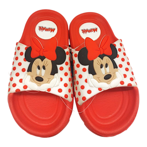 Ciabatta da mare per bambina Minnie rossa-bianca – Easy Shoes 19 Ciabatta da mare per bambina Minnie rossa-bianca – Easy Shoes