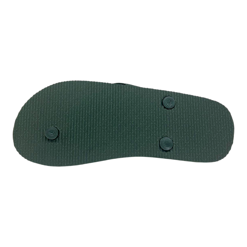 Ciabatta infradito in gomma verde palude per bambino con logo sulla fascia - Hotsand 4 Ciabatta infradito in gomma verde palude per bambino con logo sulla fascia - Hotsand