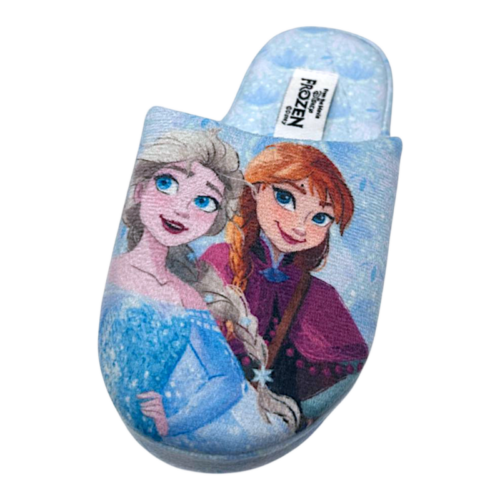 Ciabatta invernale Frozen celeste per bambina – Silver