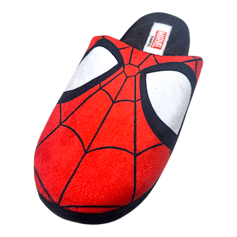 Ciabatta invernale nero-rossa per bambino con Spider-Man occhi bianchi – Alek Moda Silver 1 Ciabatta invernale nera-rossa per bambino con Spider-Man – Alek Moda Silver