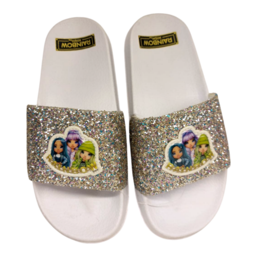 Ciabatta per bambina Rainbow High glitter silver – Easy Shoes 13 Ciabatta per bambina Rainbow High glitter silver – Easy Shoes