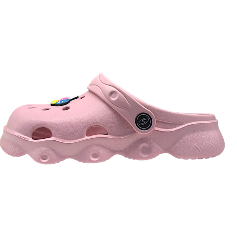 Ciabatta rosa in gomma tipo crocs per bambina - Hotsand 2 Ciabatta rosa in gomma tipo crocs per bambina - Hotsand
