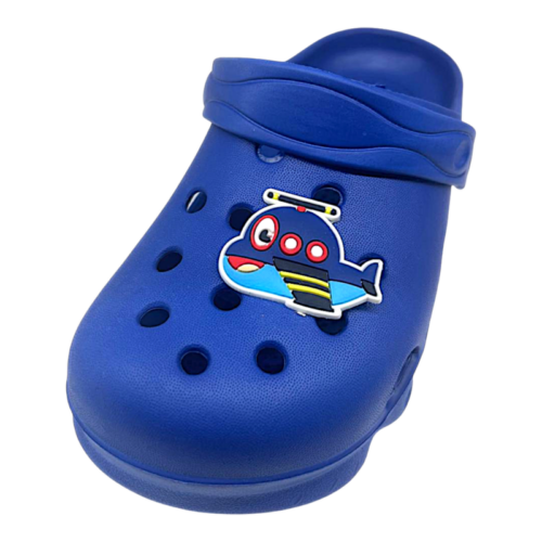 Ciabatta tipo crocs in gomma azzurra per bambino - Hotsand 5 Ciabatta tipo crocs in gomma azzurra per bambino - Hotsand