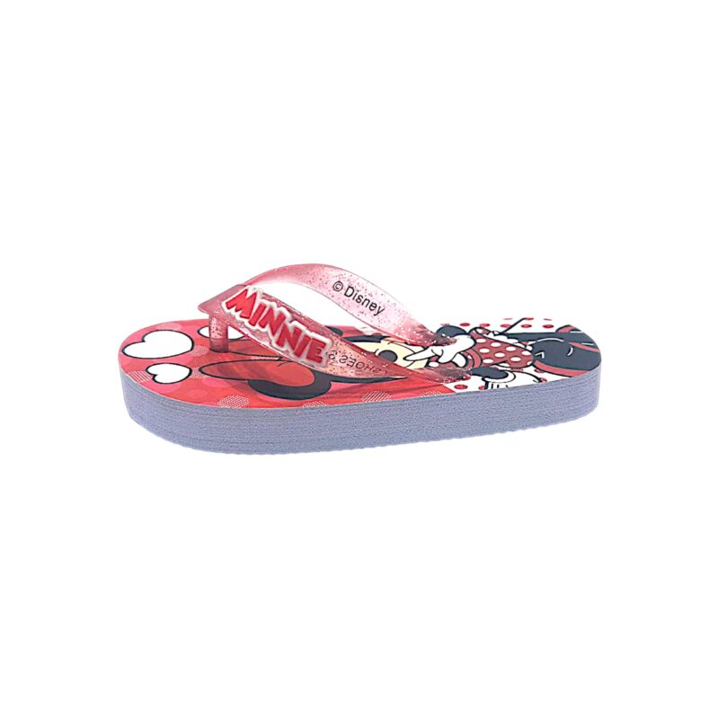 Ciabatte infradito rosse per bambina Minnie – Easy Shoes 2 Ciabatte infradito rosse per bambina Minnie – Easy Shoes