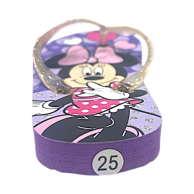 Ciabatte infradito viola per bambina Minnie – Easy Shoes 3 Ciabatte infradito viola per bambina Minnie – Easy Shoes