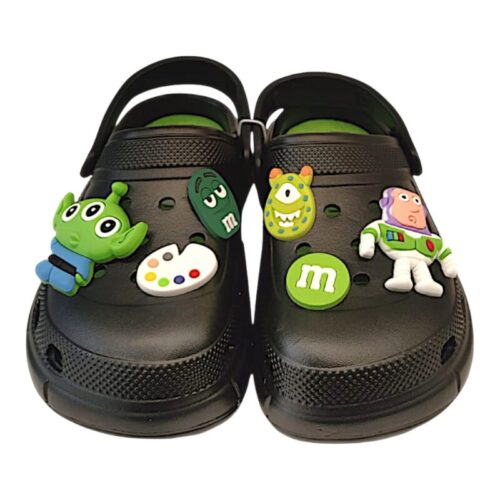 Ciabatte sabot tipo Crocs nere tema Toy Story per bambino – Sesamall Shoes