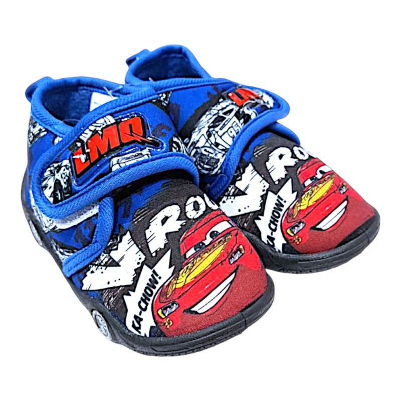 Ciabattina asilo per bambino blue navy-nero Cars con strappo – Alek Moda Silver 1 Ciabattina asilo per bambino cars blue navy-nero con strappo – Alek Moda Silver