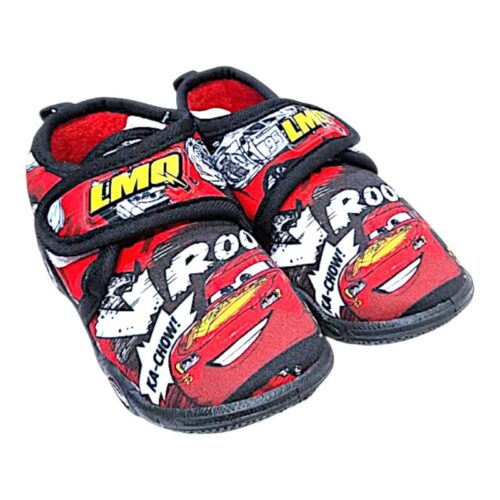 Ciabattina asilo per bambino red-black Cars con strappo – Alek Moda Silver 7 Ciabattina asilo per bambino cars blue navy-nero con strappo – Alek Moda Silver