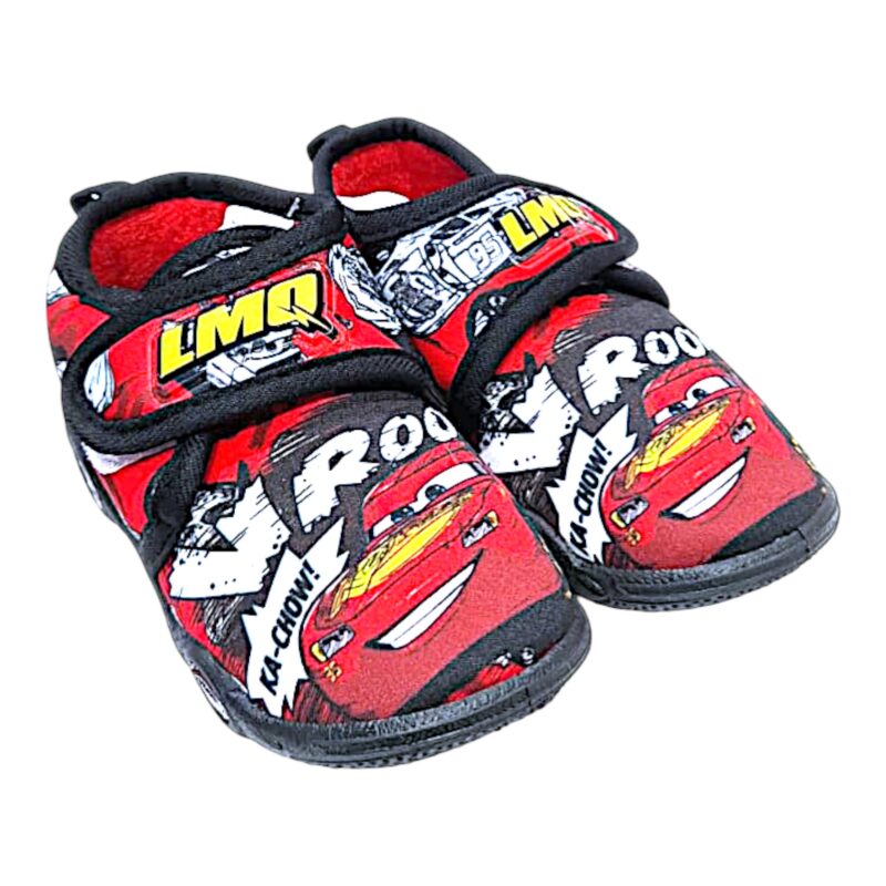 Ciabattina asilo per bambino red-black Cars con strappo – Alek Moda Silver 1 Ciabattina asilo per bambino cars blue navy-nero con strappo – Alek Moda Silver