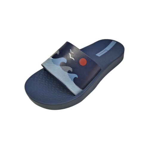 Ciabattina in gomma per bambino blu con fascia ispirata alle onde e all'oceano – Ipanema 2 Ciabattina in gomma per bambino blu con fascia ispirata alle onde e all'oceano – Ipanema