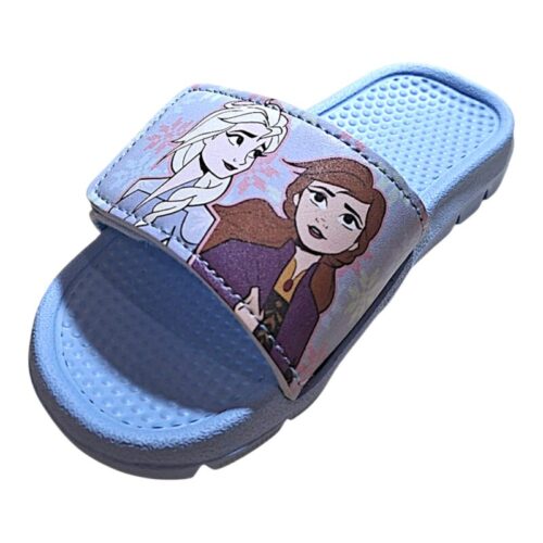 Ciabattina per bambina Frozen celeste con fascia decorata Elsa e Anna – FLA Europe 5 Ciabattina per bambina Frozen celeste con fascia decorata Elsa e Anna – FLA Europe
