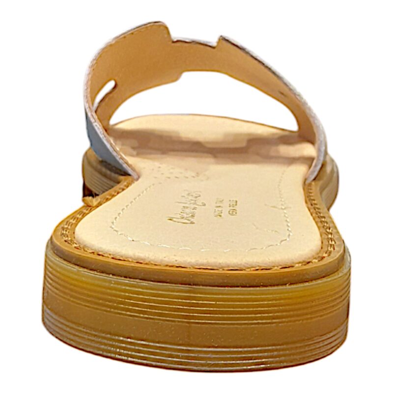 Ciabattina per bambina tipo hermess con fascia bianca - Chiara Luciani