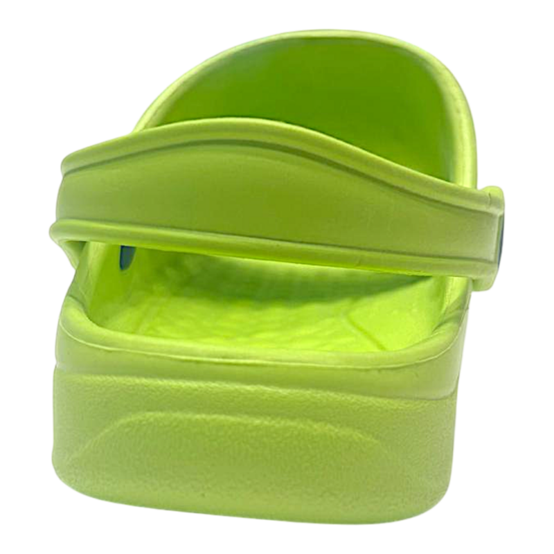 Ciabattina per bambino tipo Crocs a punta aperta con dinosauro verde – Alek Moda Silver 3 Ciabattina per bambino tipo Crocs a punta aperta con dinosauro verde – Alek Moda Silver