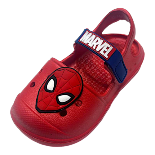 Ciabattina rossa Spider-Man per bambino con strappo – Alek Moda Silver 18 Ciabattina rossa Spider-Man per bambino con strappo – Alek Moda Silver