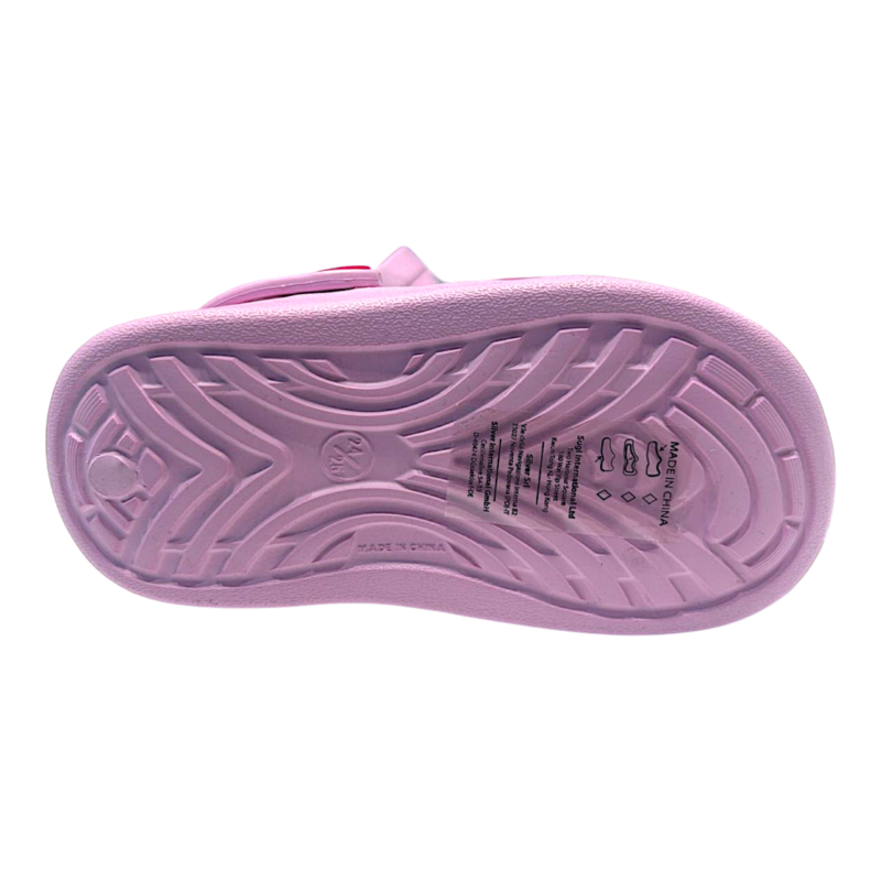 Ciabattina-sandalo rosa per bambina tipo Crocs a punta aperta con unicorno – Alek Moda Silver 4 Ciabattina-sandalo rosa per bambina tipo Crocs a punta aperta con unicorno – Alek Moda Silver
