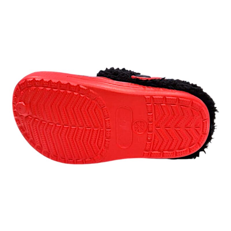 Ciabattina per bambino tipo Crocs imbottita rosso-nera con Spider-Man – Alek Moda Silver 4 Ciabattina tipo Crocs imbottita rosso-nera per bambino con Spider-Man – Alek Moda Silver