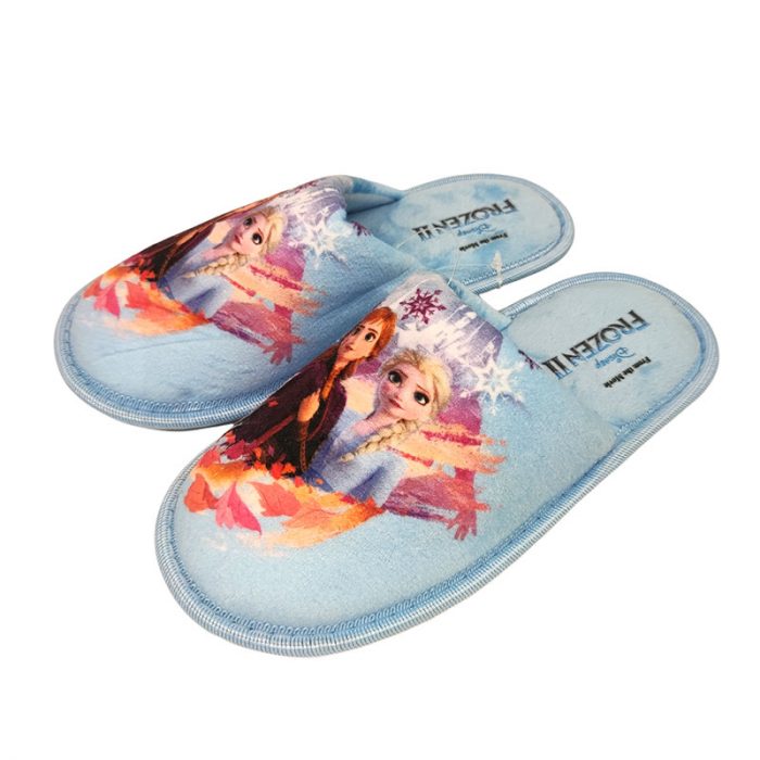 Easy Shoes pantofole Frozen aperte celesti sinistra