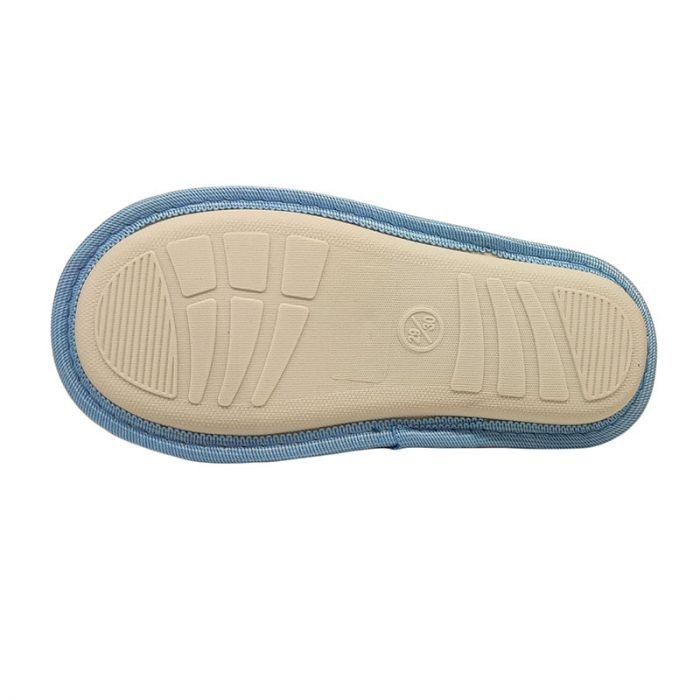 Easy Shoes pantofole Frozen aperte celesti suola