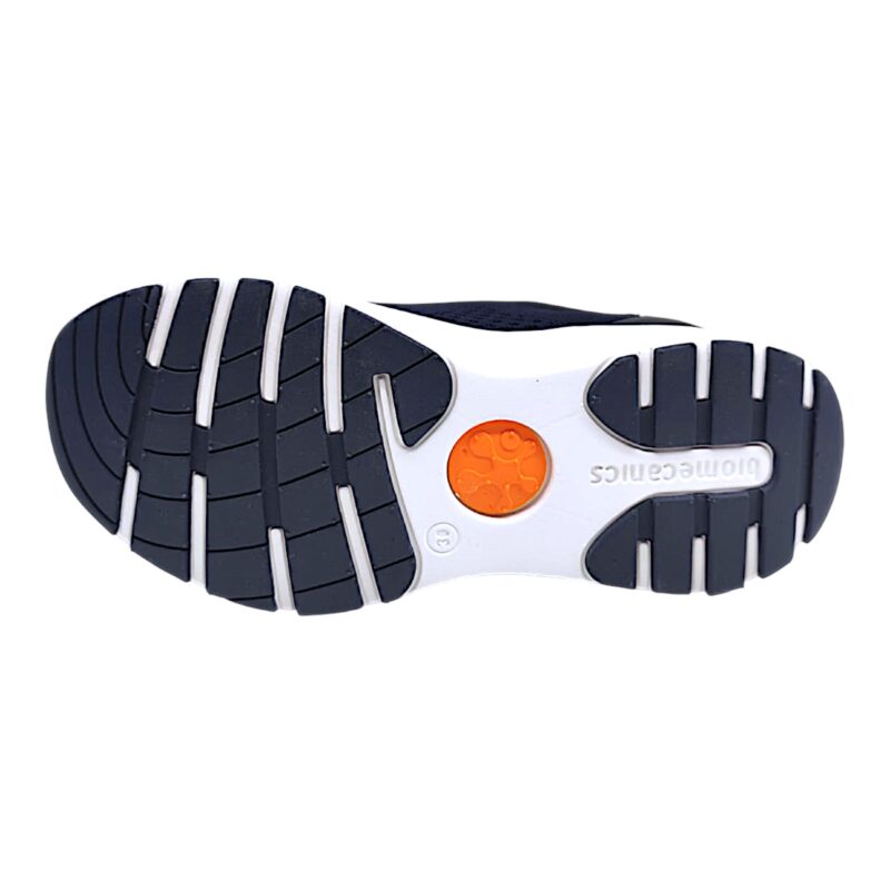 Ginnica basic blu marino retata con strappo e lacci elastici – Biomecanics