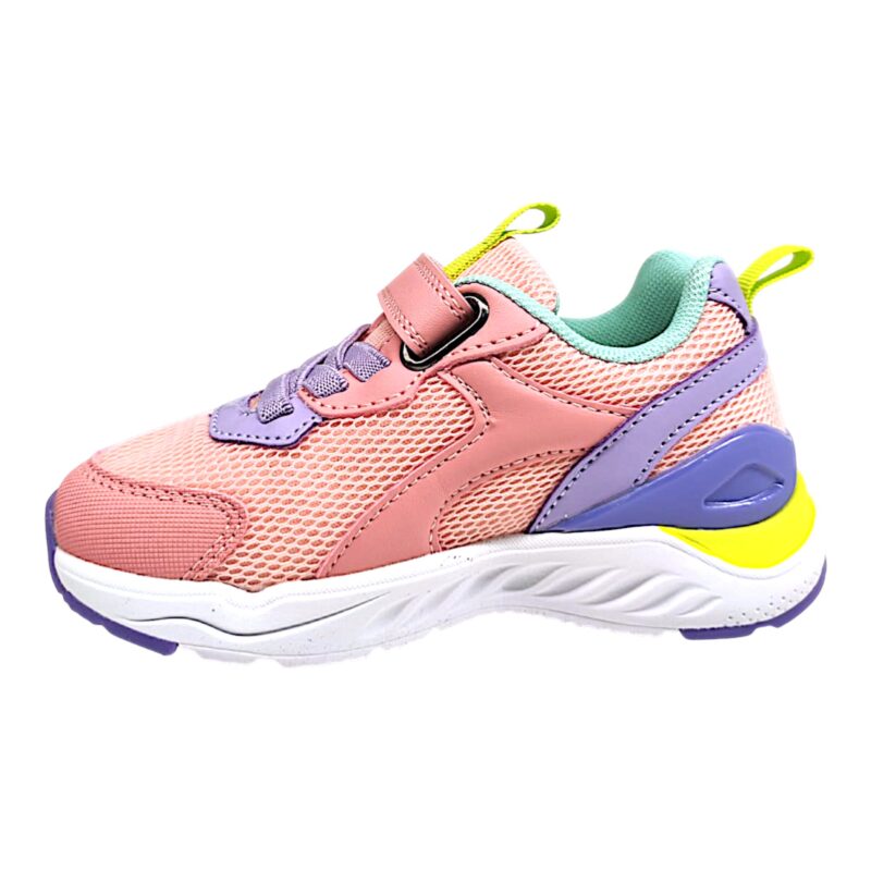 Ginnica lilla-rosa retata con strappo e lacci elastici – Biomecanics