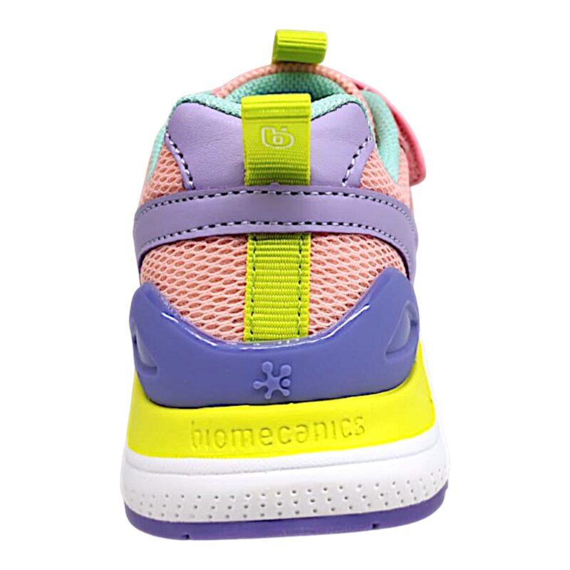 Ginnica lilla-rosa retata con strappo e lacci elastici – Biomecanics