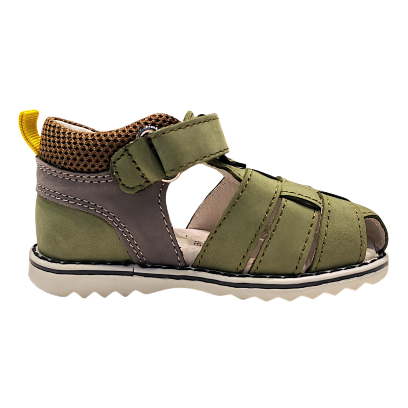 Granchietto verde primi passi per bambino con stella bianca e apertura a strappo – Balducci 2 Granchietto verde primi passi per bambino con stella bianca e apertura a strappo – Balducci