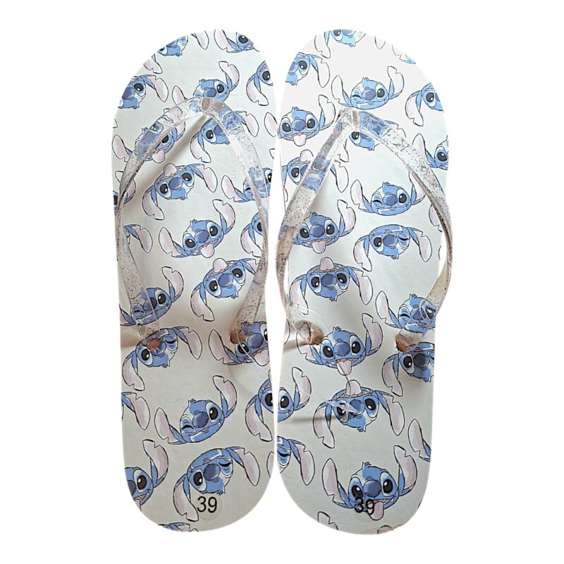 Ciabatta infradito per bambina Lilo & Stitch beige-rosa – FLA Europe 1 Infradito per bambina Lilo & Stitch beige-rosa – FLA Europe