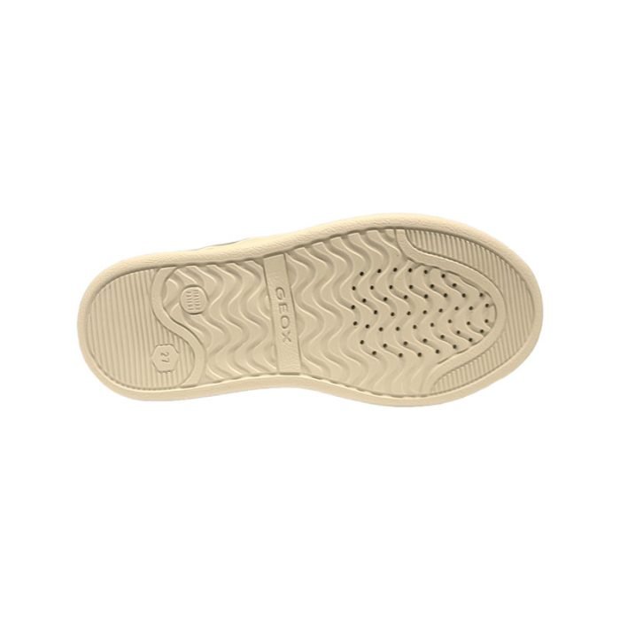 Sneakers alta colore bianco e fucsia Geox suola